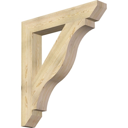 Ekena Millwork Funston Slat Rough Sawn Bracket, Douglas Fir, 6"W x 40"D x 44"H BKT06X40X44FST06RDF